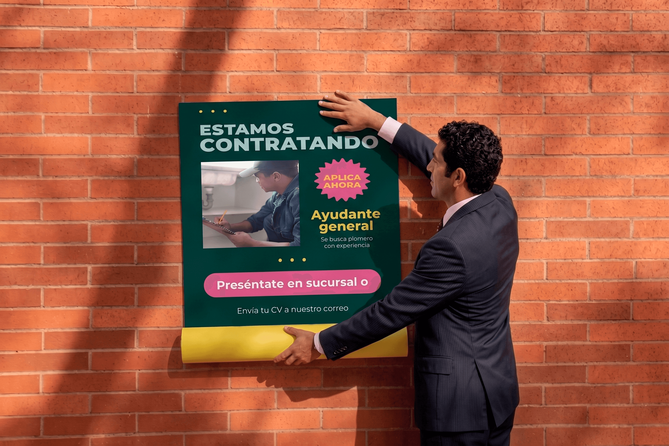 Deja de poner pancartas